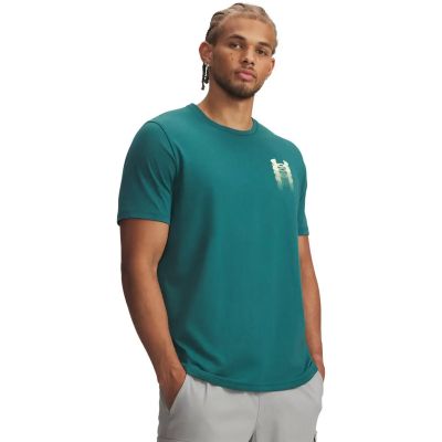 Herren Shirt BLUR LOGO in grün