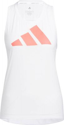 adidas Damen 3-Streifen Logo Tanktop in weiß
